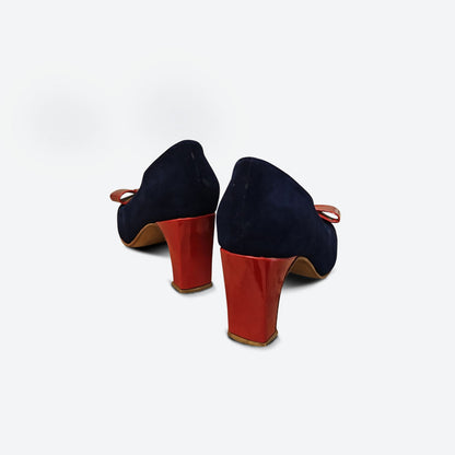 Zapato Nicole Blue Red