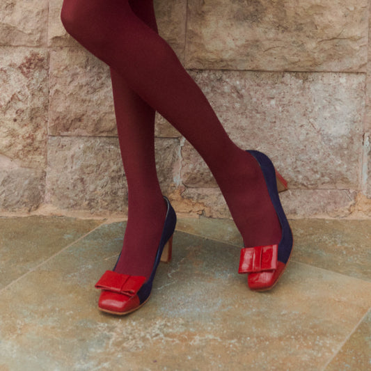 Zapato Nicole Blue Red