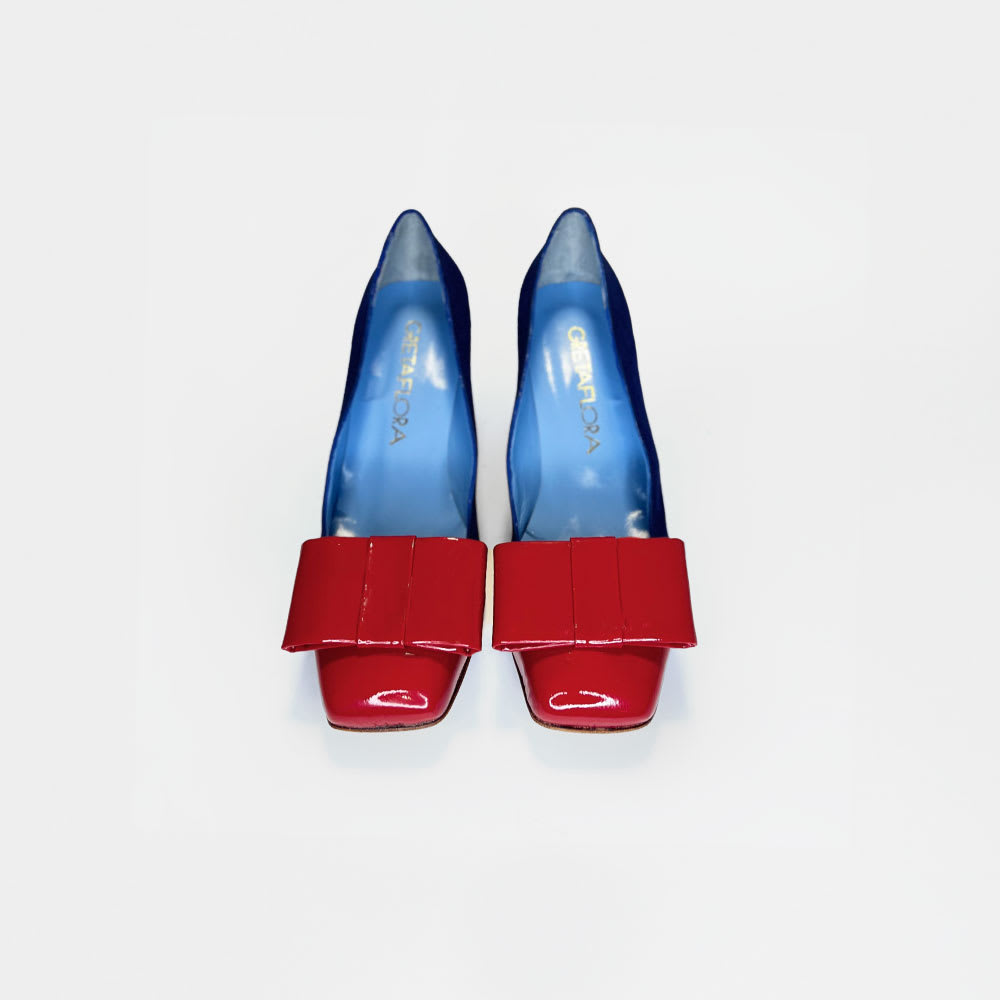 Zapato Nicole Blue Red