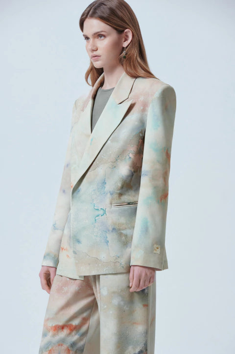 Blazer Rinascimento Stampa Disvelamento NERATTA