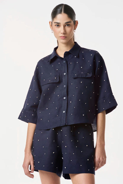Camisa Bellagio Navy NERATTA