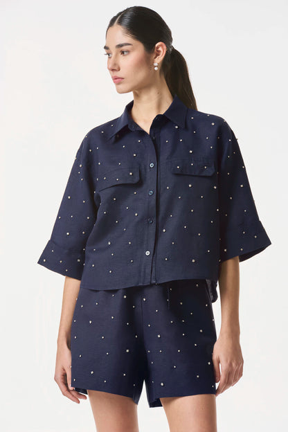 Camisa Bellagio Navy NERATTA