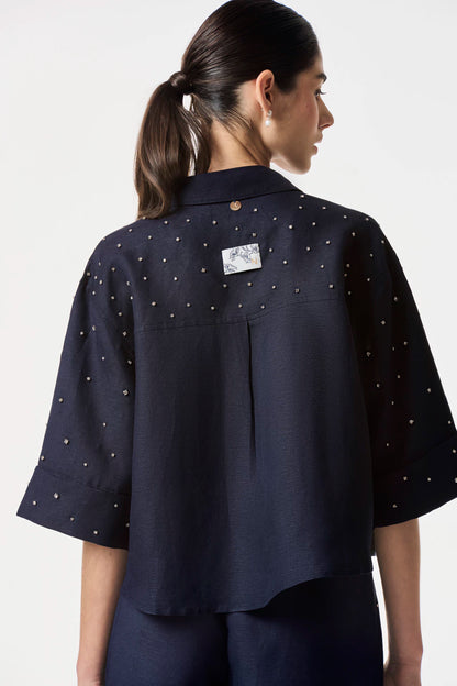 Camisa Bellagio Navy NERATTA