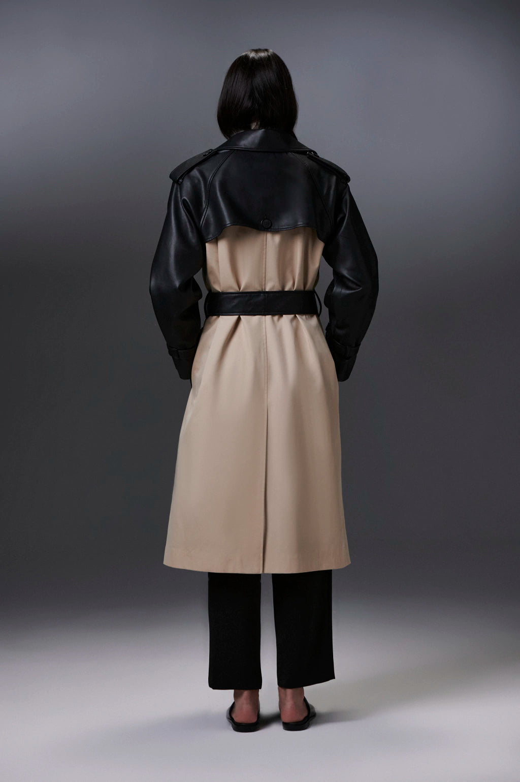 Trench Creazione Beige & Black