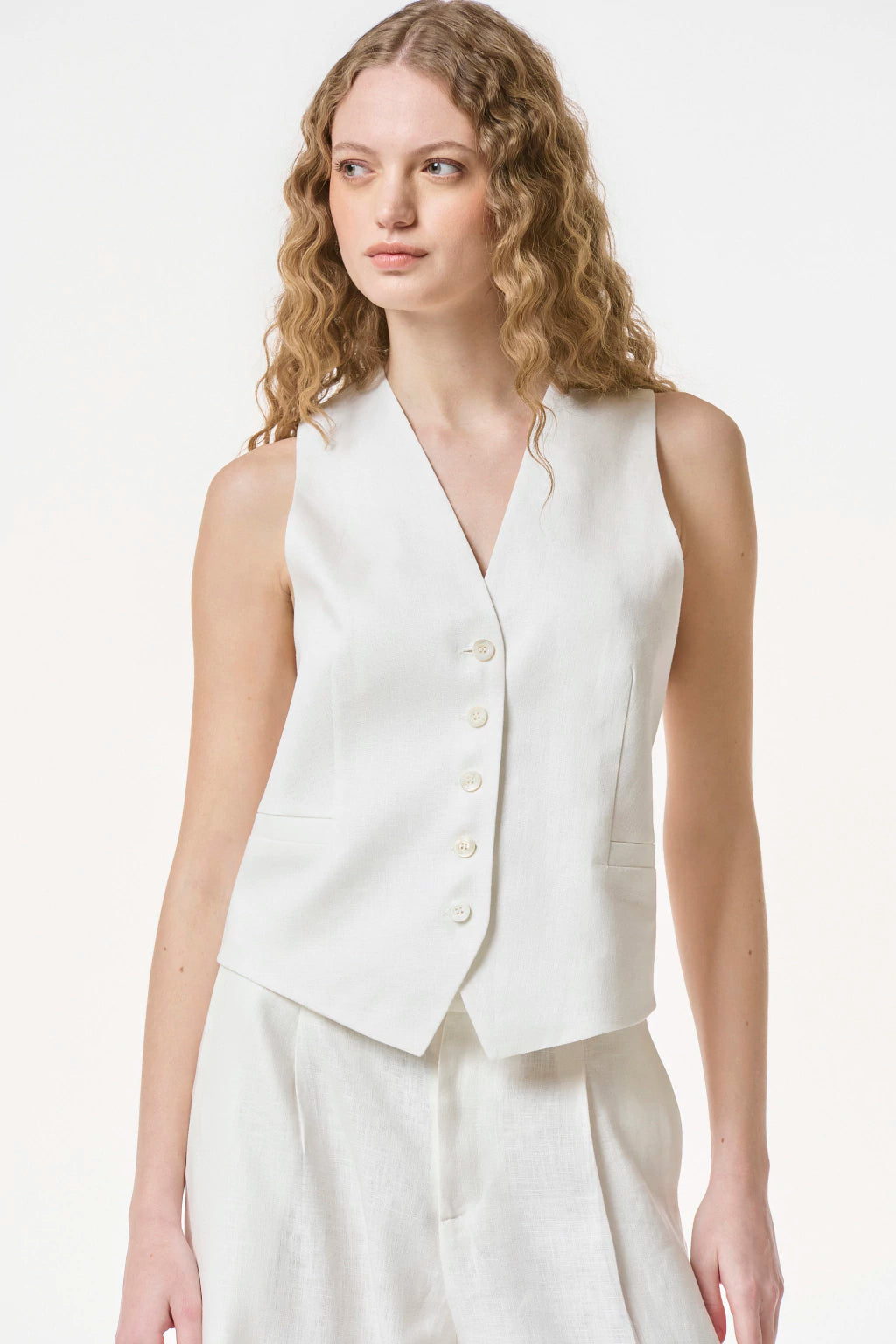 Chaleco Capriccio Off White NERATTA