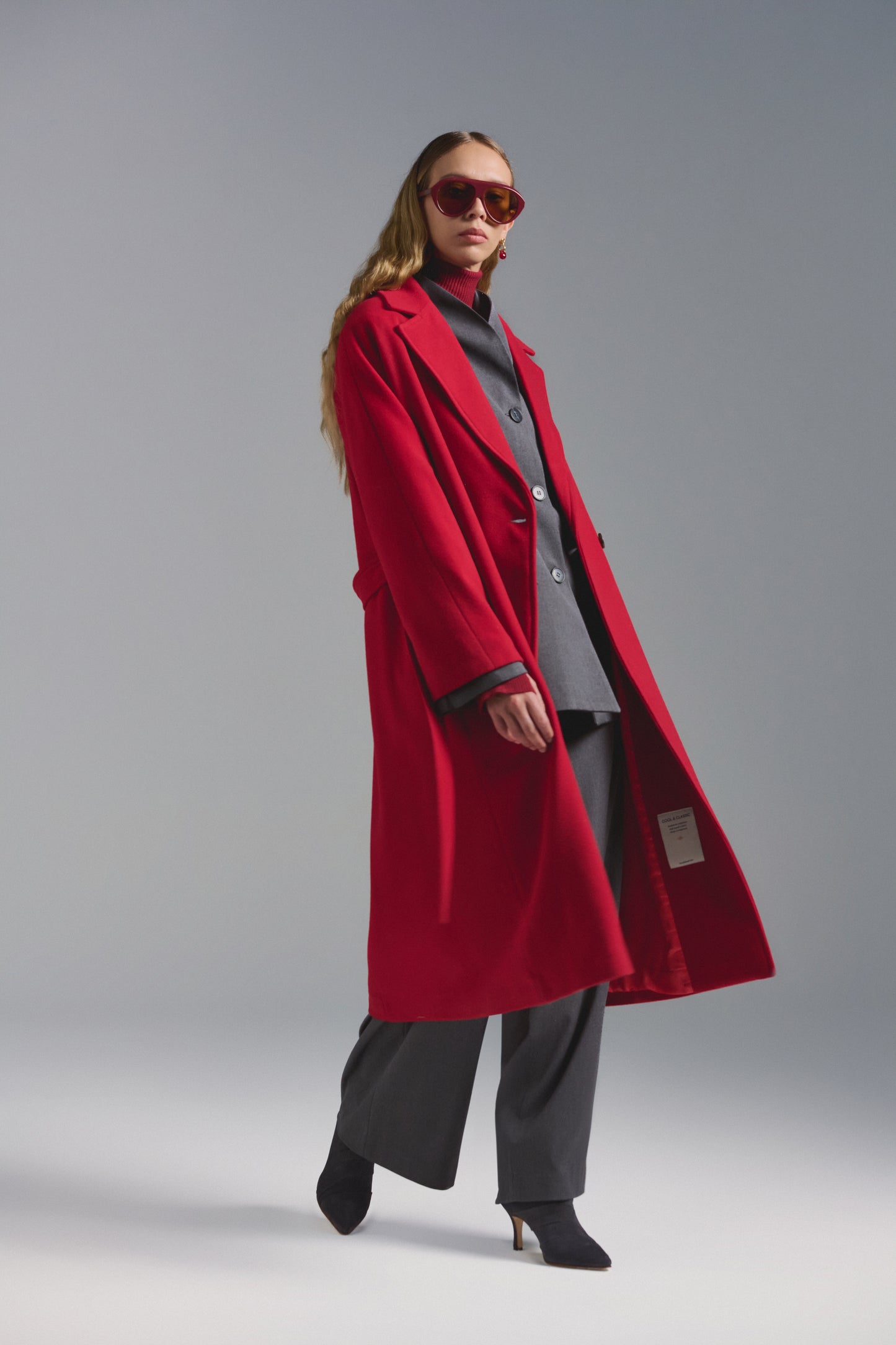Abrigo Reims color Rouge