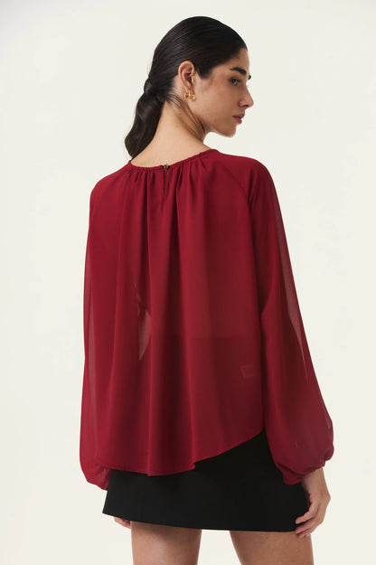 Blusa Venezia Cherry