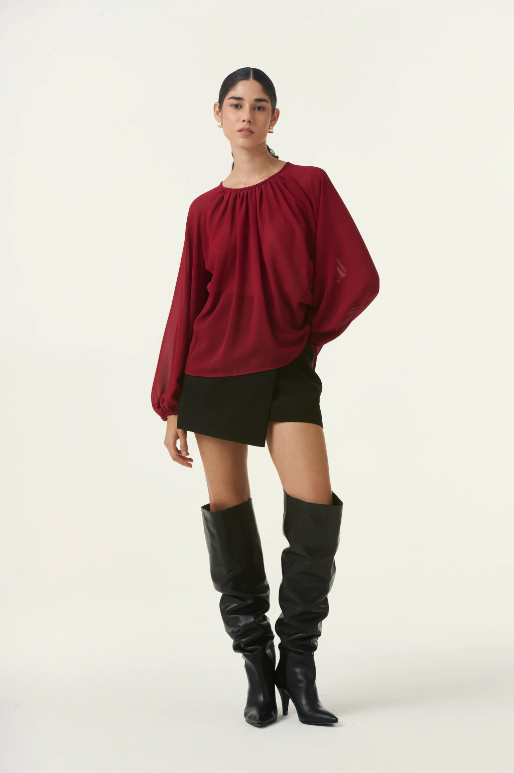 Blusa Venezia Cherry