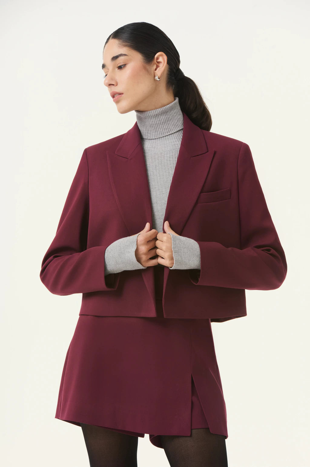 Blazer Solista Bordeaux
