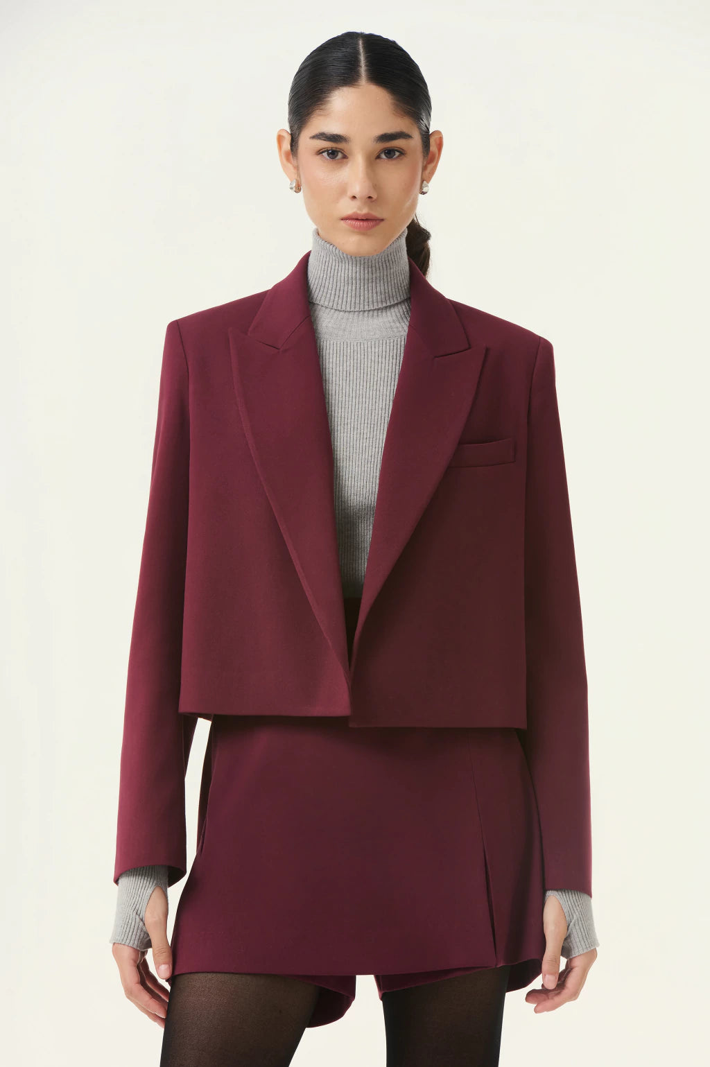Blazer Solista Bordeaux